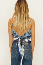 Load image into Gallery viewer, Art &amp; Fashion Tie Back Top // Paisley
