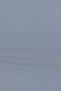 Act The Part Ribbed Top // Lake