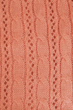Load image into Gallery viewer, Peach Bloom Button Front Knit Top // Rose
