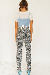 90's Cowgirl Pants // Zebra