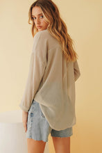Load image into Gallery viewer, The Brave Button Front Shirt // Sage

