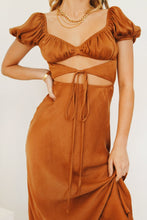Load image into Gallery viewer, VG Au Revoir Tie Maxi Dress // Tan
