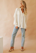 Load image into Gallery viewer, VG Paris In Spring Button Front Shirt // Cream
