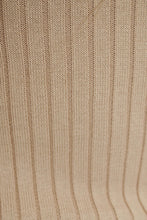 Load image into Gallery viewer, New Woman Ribbed Knit Top // Beige
