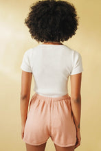 Load image into Gallery viewer, Sweet Escape Button Front Knit Top // White
