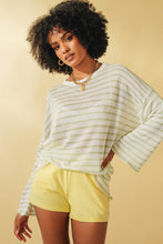 Load image into Gallery viewer, Step Up Stripe Knit Top // Sage

