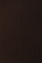 Load image into Gallery viewer, Wake Up Ribbed Knit Top // Chocolate
