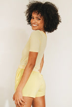 Load image into Gallery viewer, Cali Summer Knit Top // Yellow
