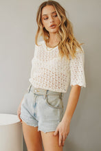 Load image into Gallery viewer, She&#39;s Like Art Knit Top // Cream

