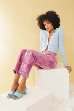 Load image into Gallery viewer, New Mantra Button Front Knit Top // Sky
