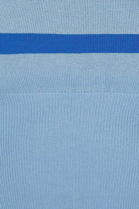 90's Trend Knit Top // Blue