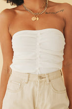 Load image into Gallery viewer, Only You Knit Boob Tube // White

