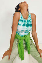 Load image into Gallery viewer, Under Control Tie Dye Top // Green
