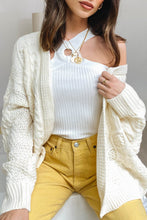 Load image into Gallery viewer, Amalfi Coast Ribbed Knit Top // White
