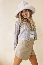 Load image into Gallery viewer, Paris To London Skort // Mocha
