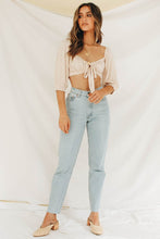 Load image into Gallery viewer, VG Introducing Paris Tie Front Top // Nude
