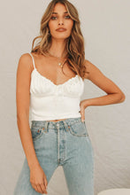 Load image into Gallery viewer, VG Her Instinct Silky Cami // White
