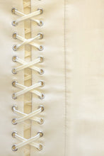 Load image into Gallery viewer, Capture A Mood Lace-Up Mini Skirt // Cream
