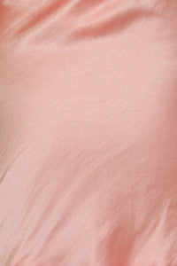 90's Femme Bias Cut Slip Mini Dress // Pink
