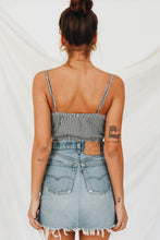 Load image into Gallery viewer, VG Cool Brit Check Crop // Black
