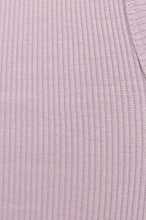 Load image into Gallery viewer, Golden Line Ribbed Top // Lilac

