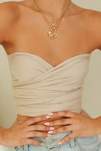 Load image into Gallery viewer, VG Soul Mates Wrap Top // Beige
