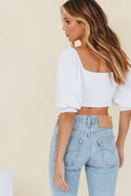 Load image into Gallery viewer, VG Introducing Paris Tie Front Top // White
