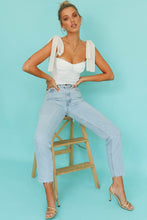 Load image into Gallery viewer, Memorable Moments Tie Top // Off-White
