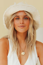 Load image into Gallery viewer, Sunset Views Bucket Hat // Cream
