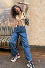 Load image into Gallery viewer, VG Undercover Tie Front Knit Top // Natural
