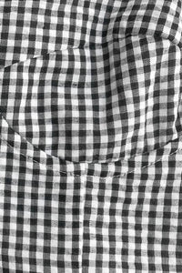 VG Cool Brit Check Crop // Black