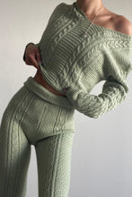 Load image into Gallery viewer, Beauty Genius Knit Set // Sage
